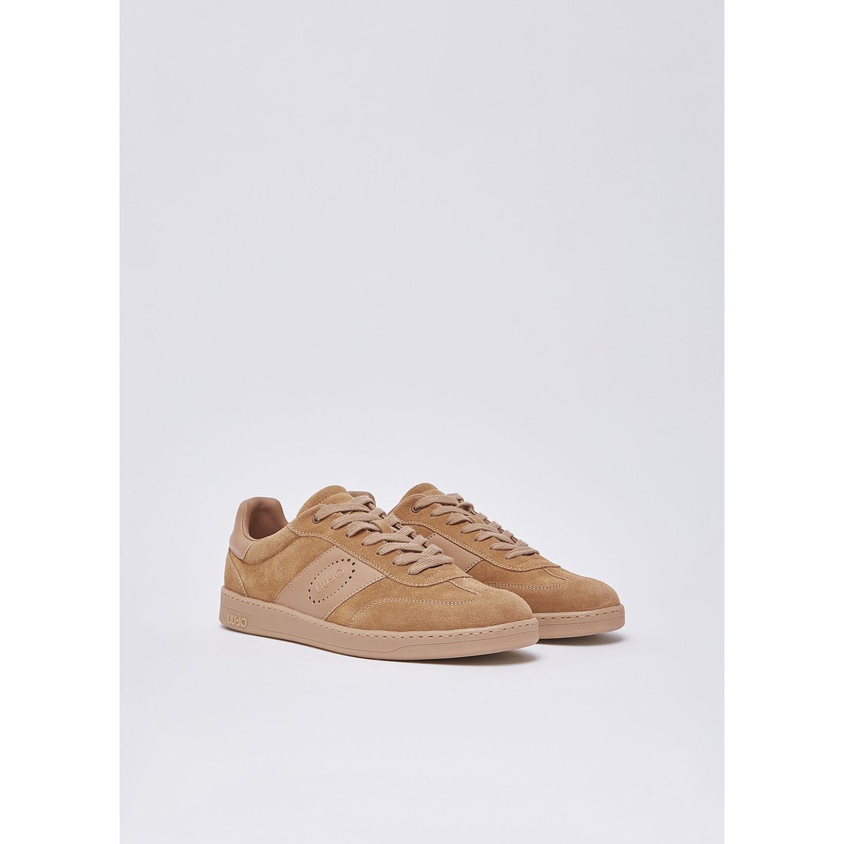Baskets homme en daim marron, LIU JO