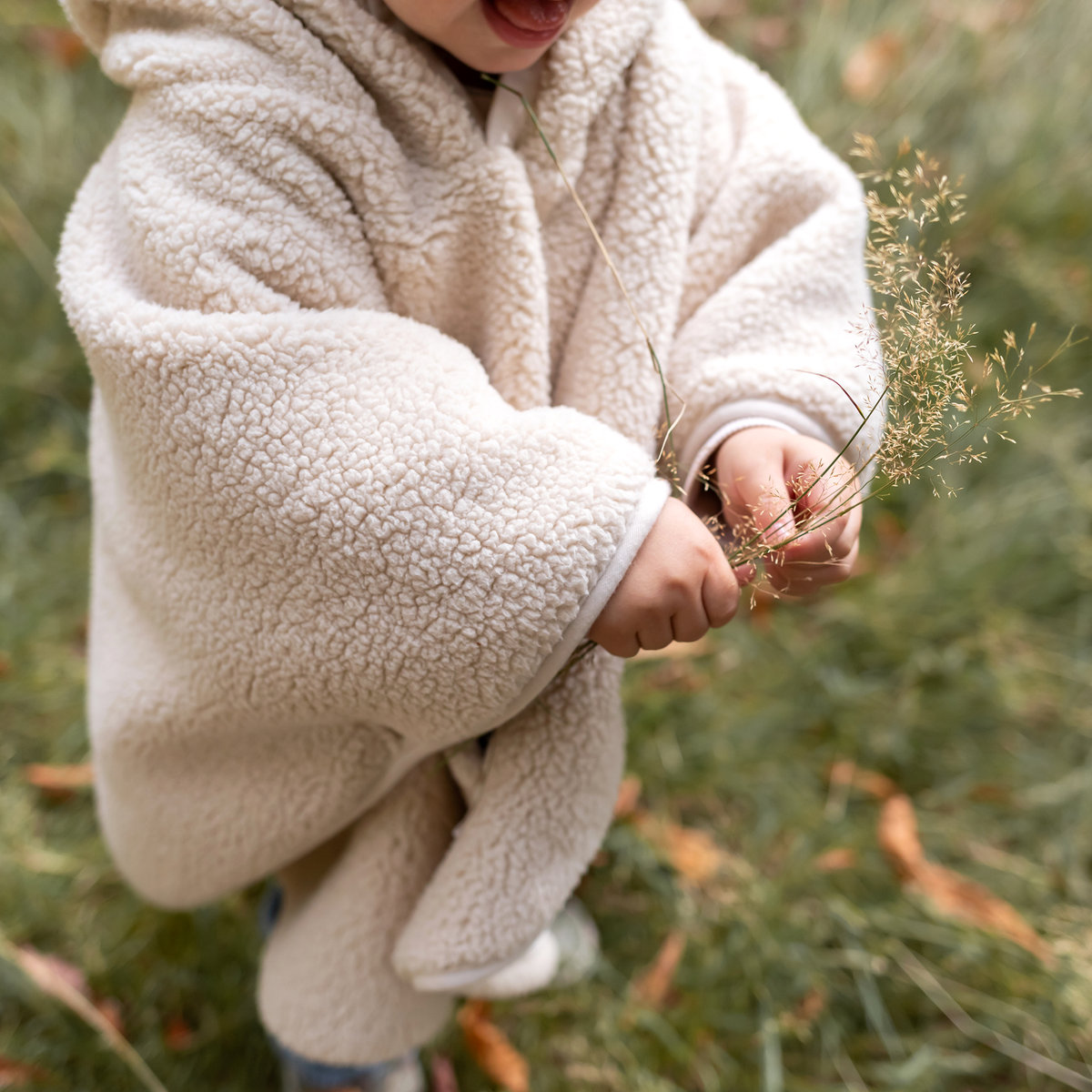 Poncho de voyage bébé pour siège auto - Teddy douillet ficelle, BEMINI