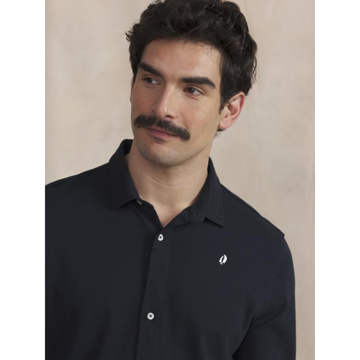 Chemise manches longues YVAINCHE marine, TBS