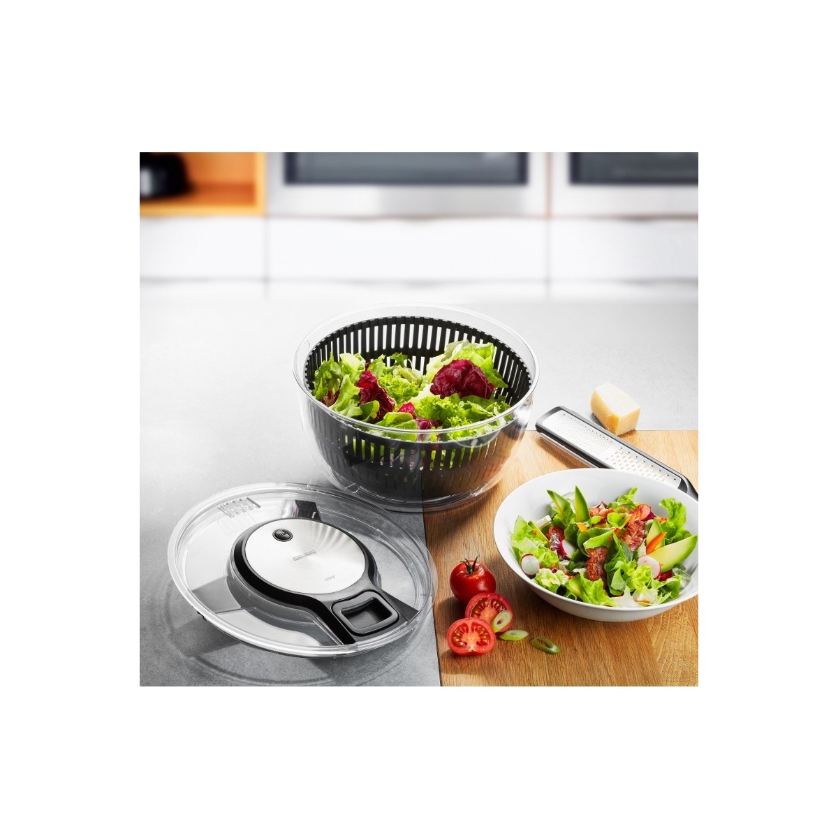 Essoreuse à salade transparent SPEEDWING noir, GEFU