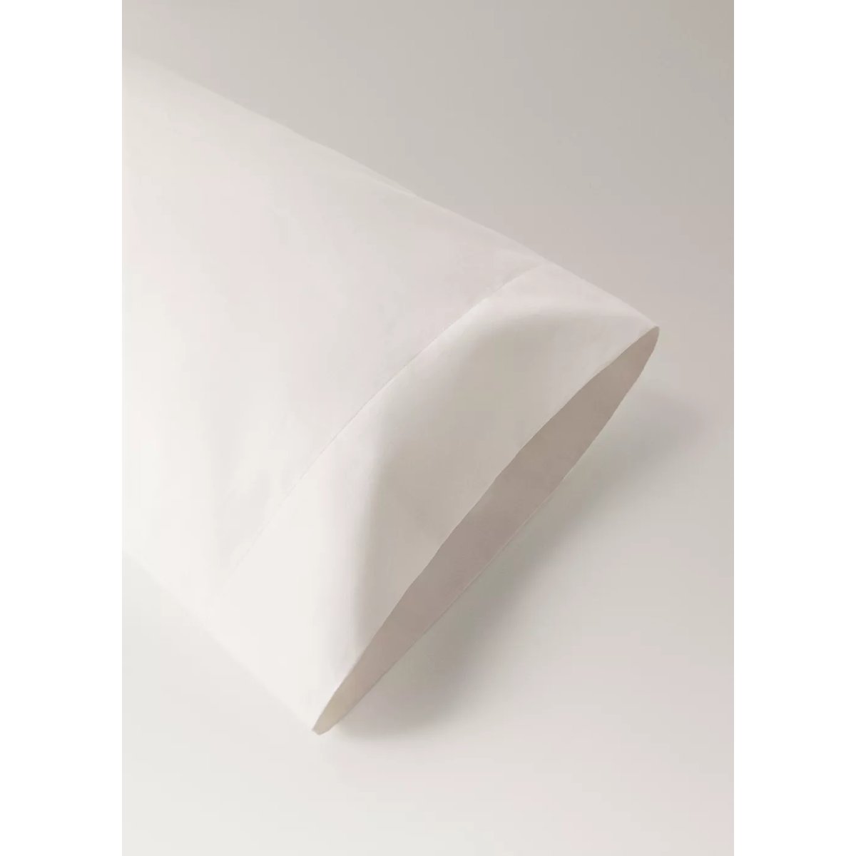 Taie d'oreiller 100 % coton satin 45 x 110 cm écru, MANGO HOME