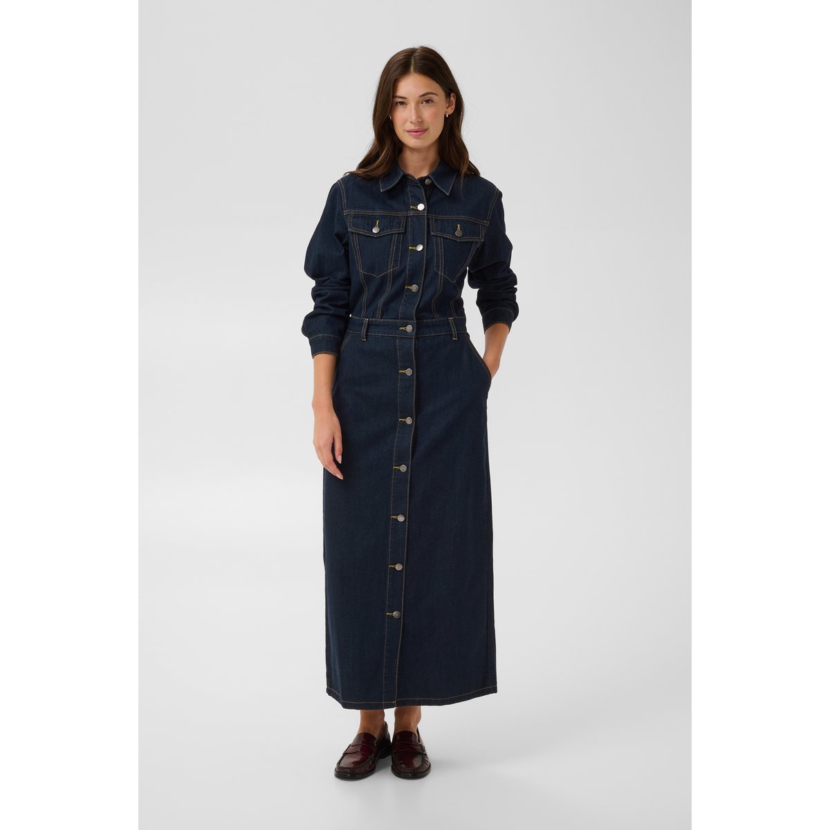 Robe en jean bleu rinse wash, CULTURE