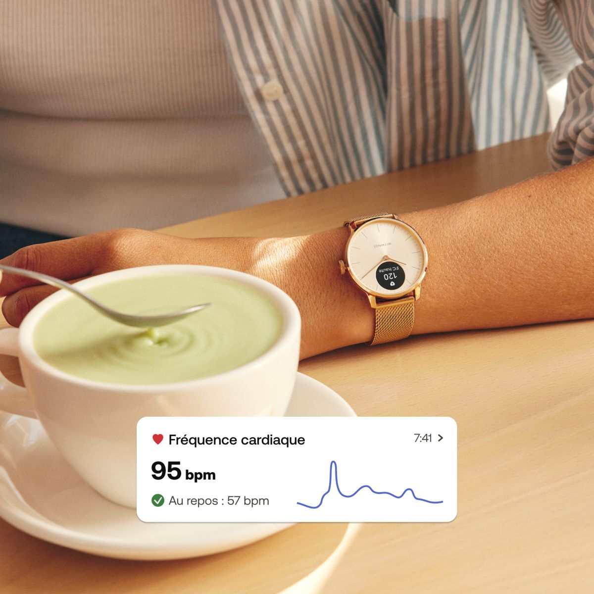Montre connectée Scanwatch Light noir, WITHINGS