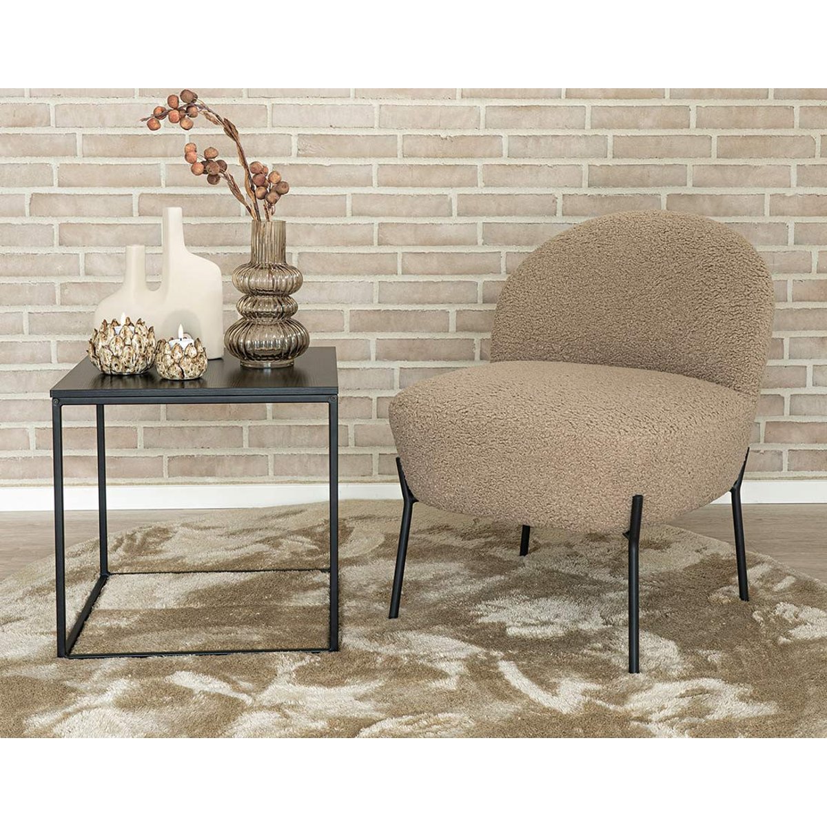 Fauteuil - RENATO beige, BEST MOBILIER