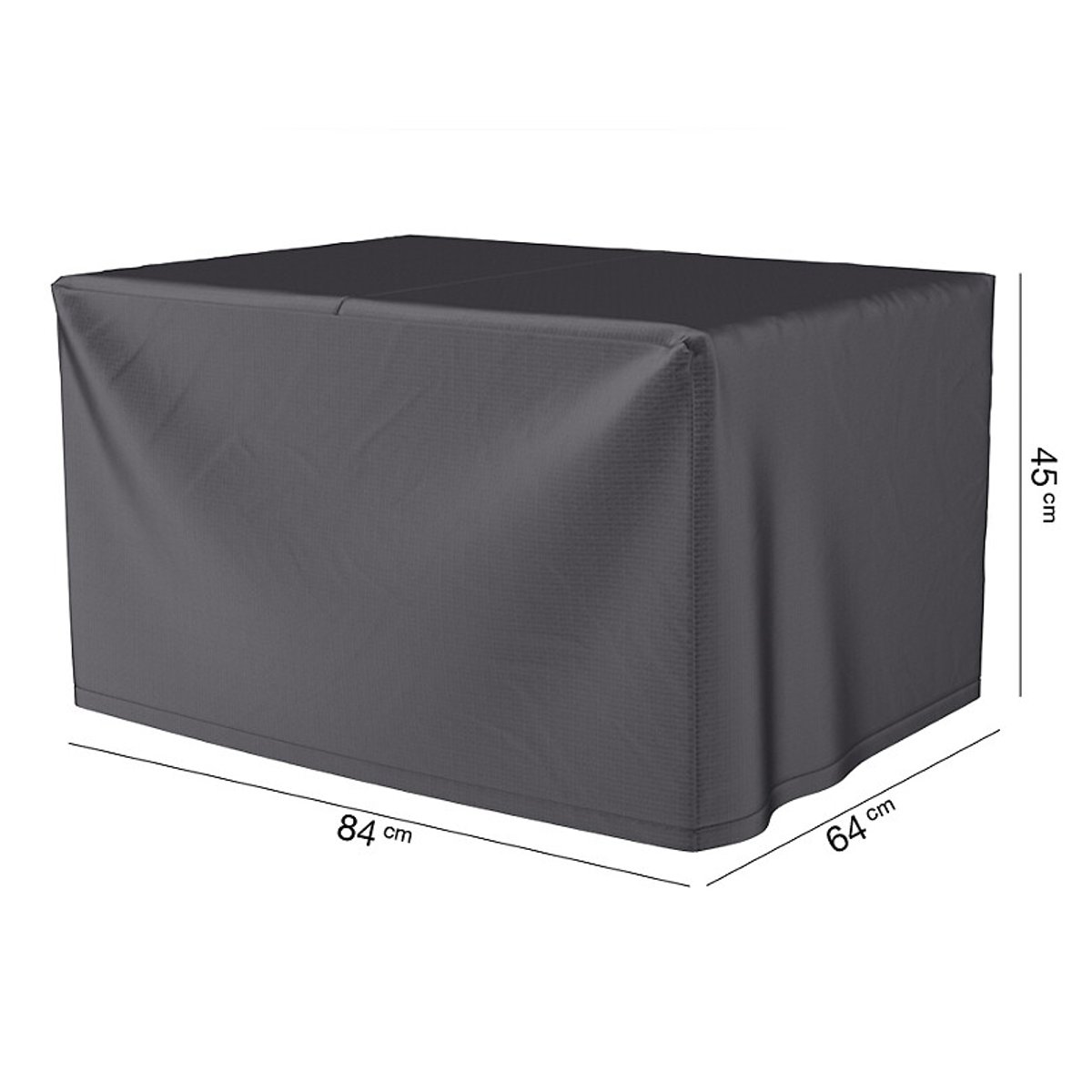 Garden Firetable Cover 84x64x45cm grey, AEROCOVER