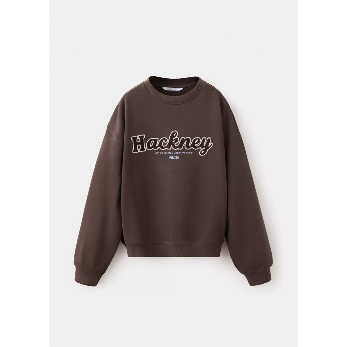 Sweat-shirt oversize imprimé marron, MANGO KIDS