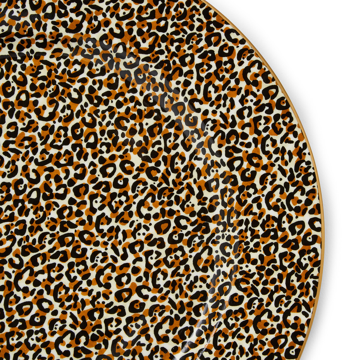 Creatures of Curiosity Leopard Platter multi-coloured, SPODE