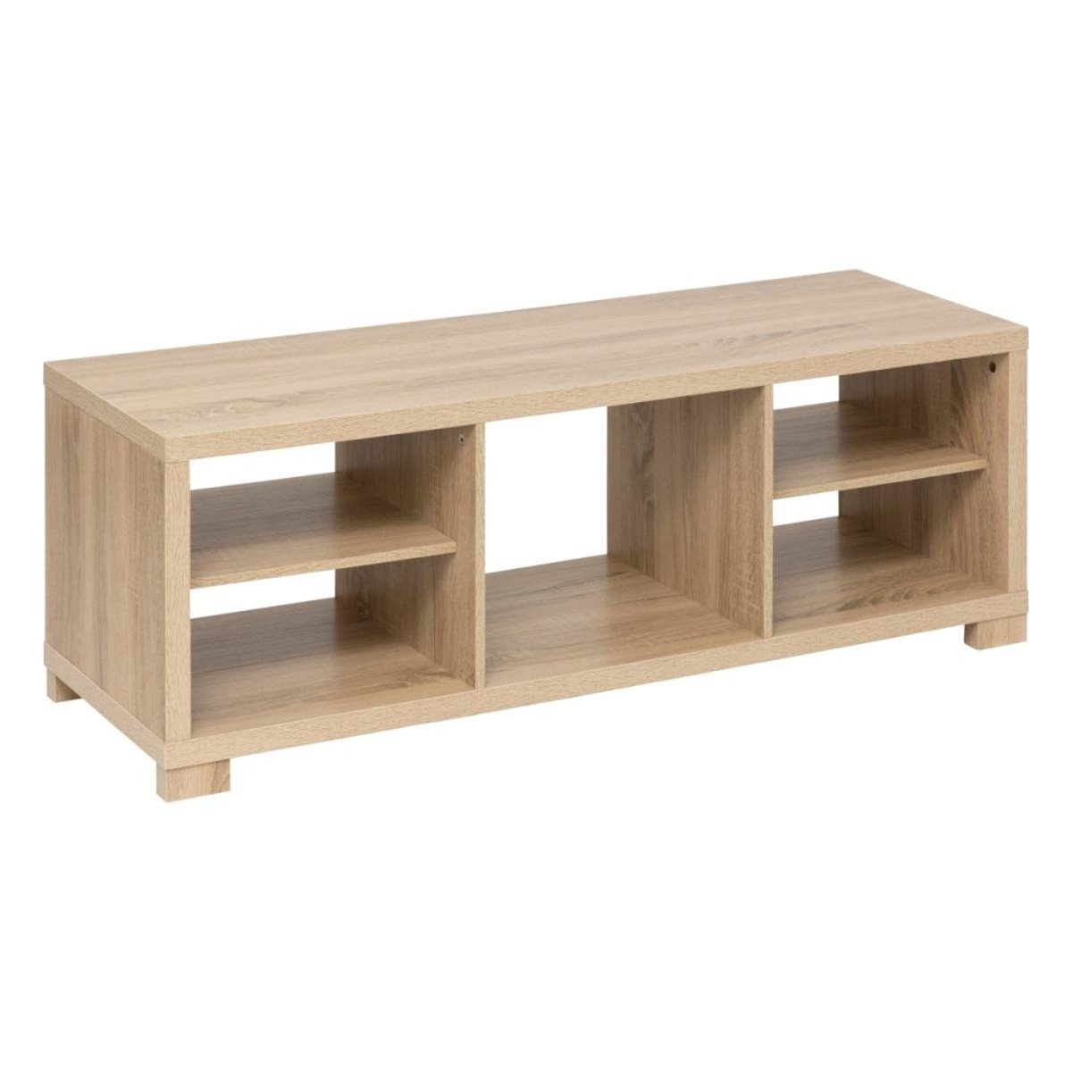Meuble TV imitation bois beige, ATMOSPHERA