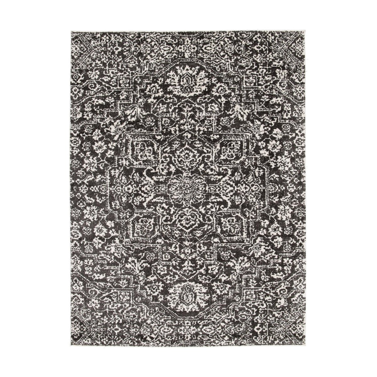 Tapis en relief doux et moderne MIRZA gris foncé, AFK LIVING