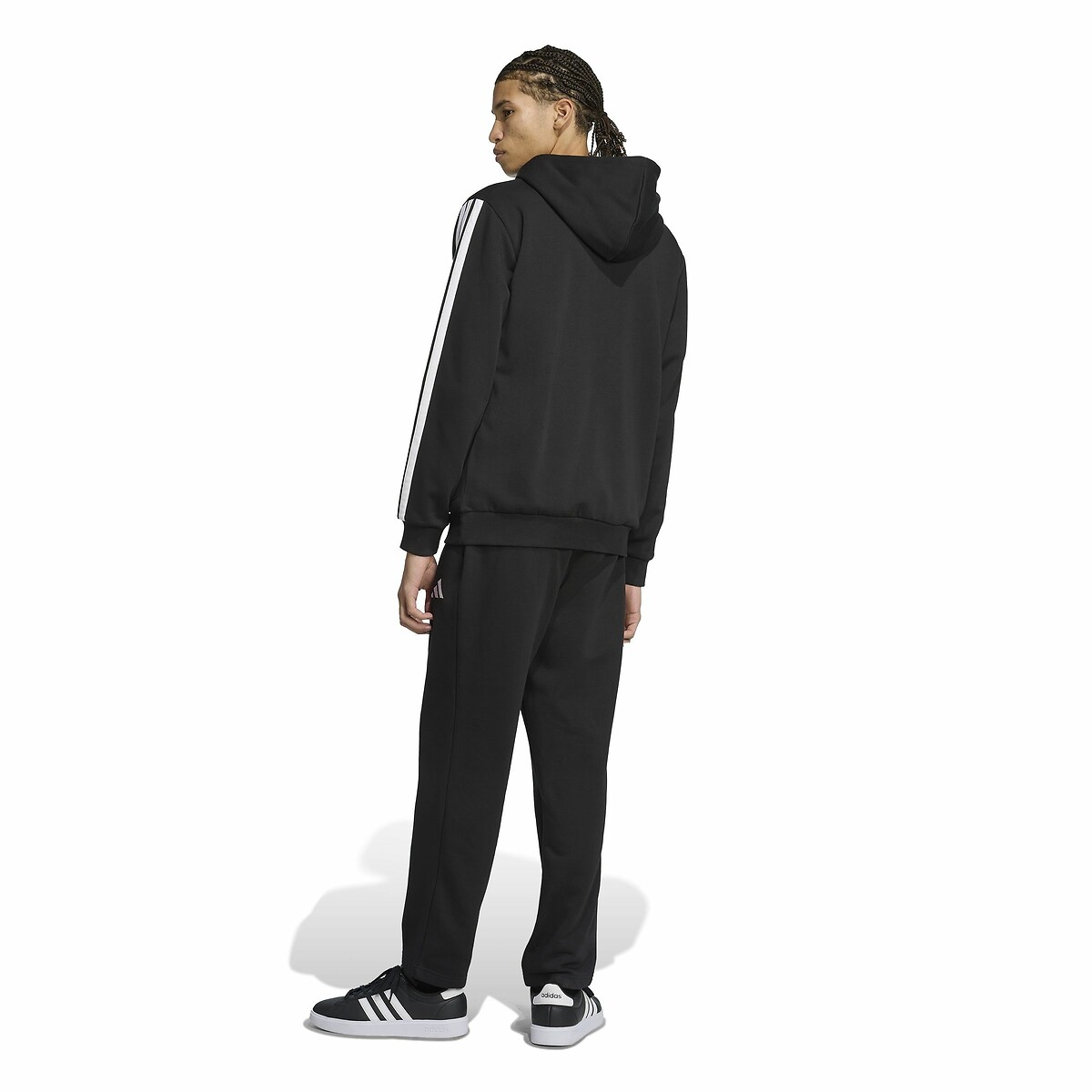 Survêtement molleton 3 bandes noir, ADIDAS SPORTSWEAR