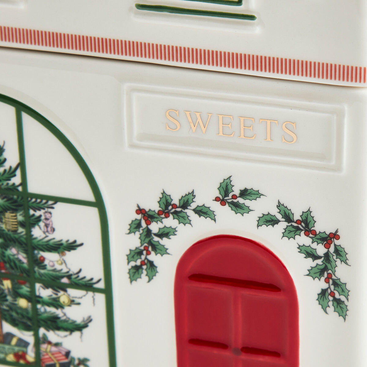Christmas Tree Village Stacking Canister multi-coloured, SPODE