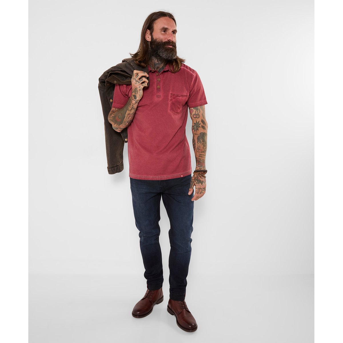 Polo Personnalisé Cool rouge, JOE BROWNS
