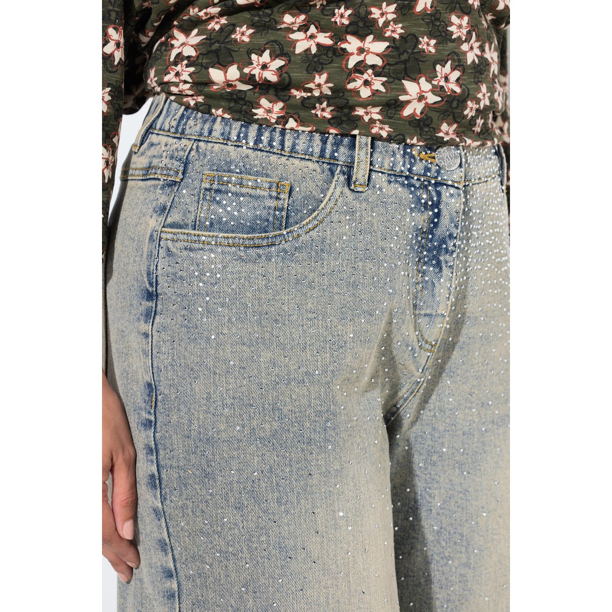 Jean Mary, jambe extra-large bleu clair, ULLA POPKEN