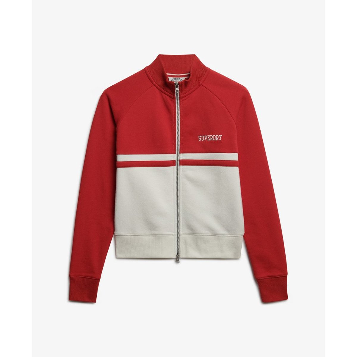 Veste de Survêtement Athletic Essentials rouge universitaire, SUPERDRY