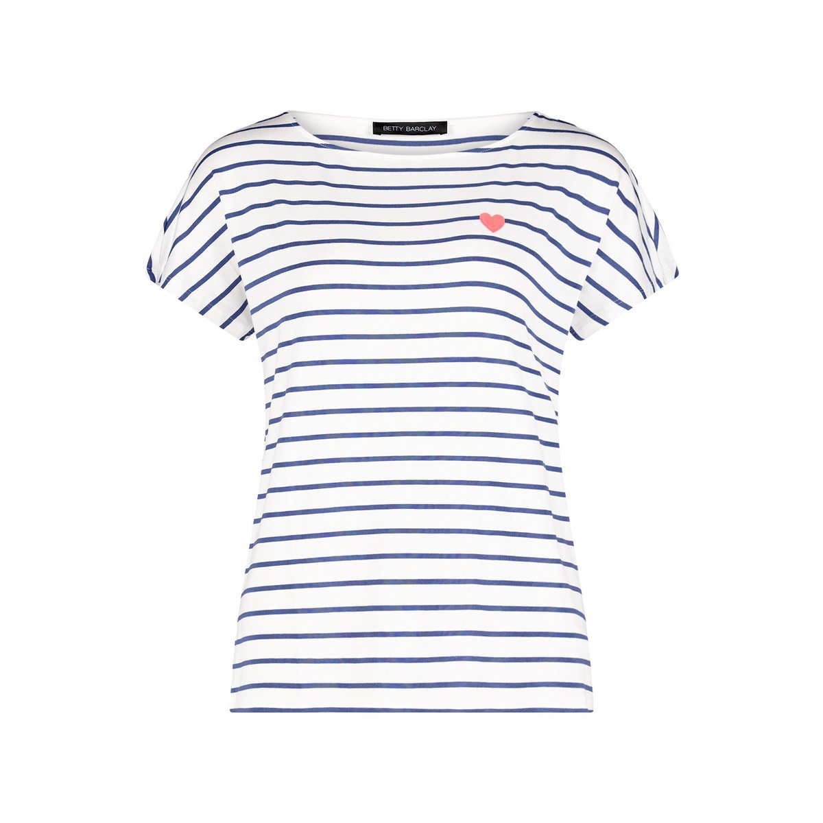 Haut casual à encolure bateau blanc/bleu, BETTY BARCLAY