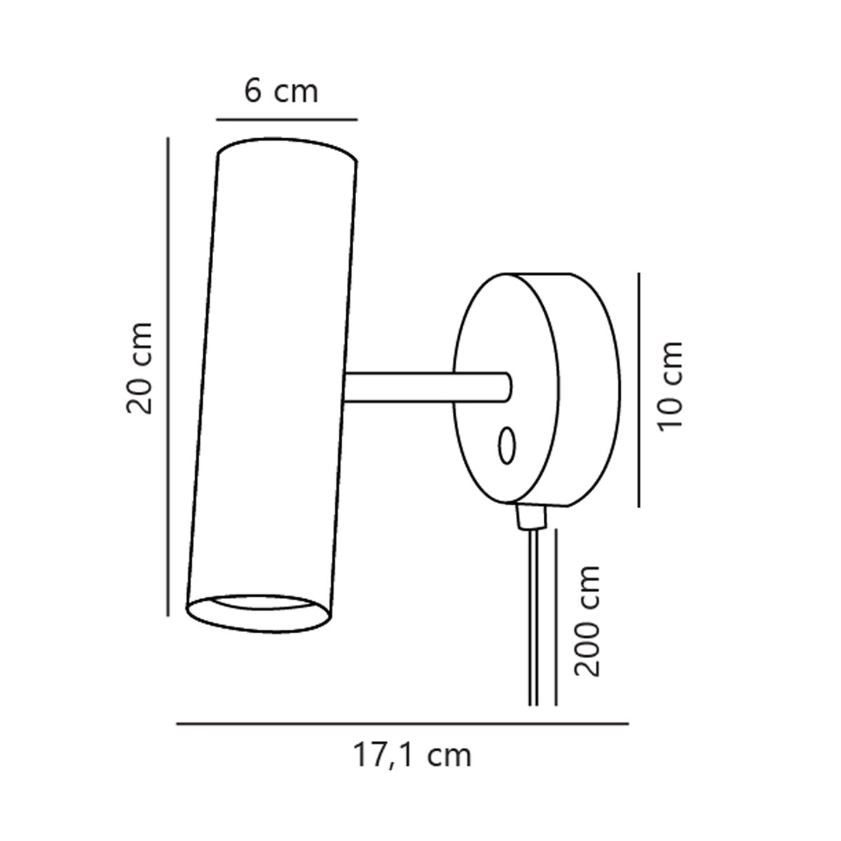 Applique murale spot orientable en métal, MIB 6 blanc, DESIGN FOR THE PEOPLE