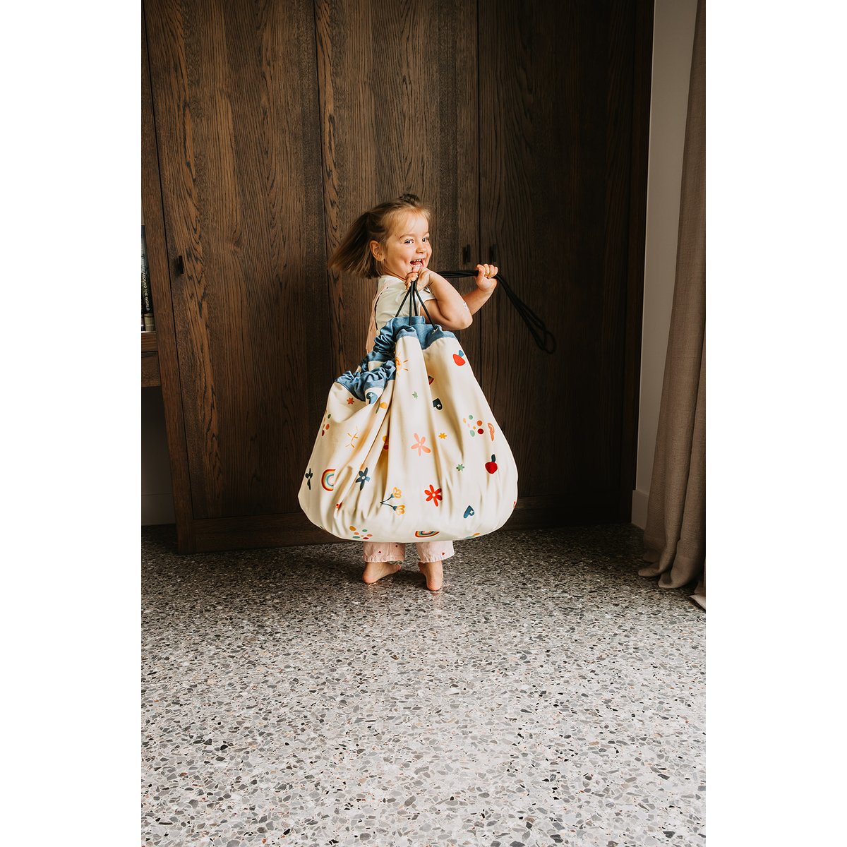 play&go - tapis de jeu & sac à jouets - funny days multicolor, PLAY ET GO