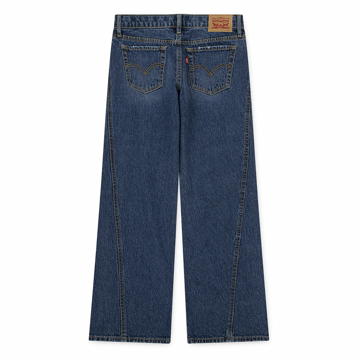 Weite Jeans mit Naht vorne in der Mitte des Beins blue washed, LEVI'S KIDS