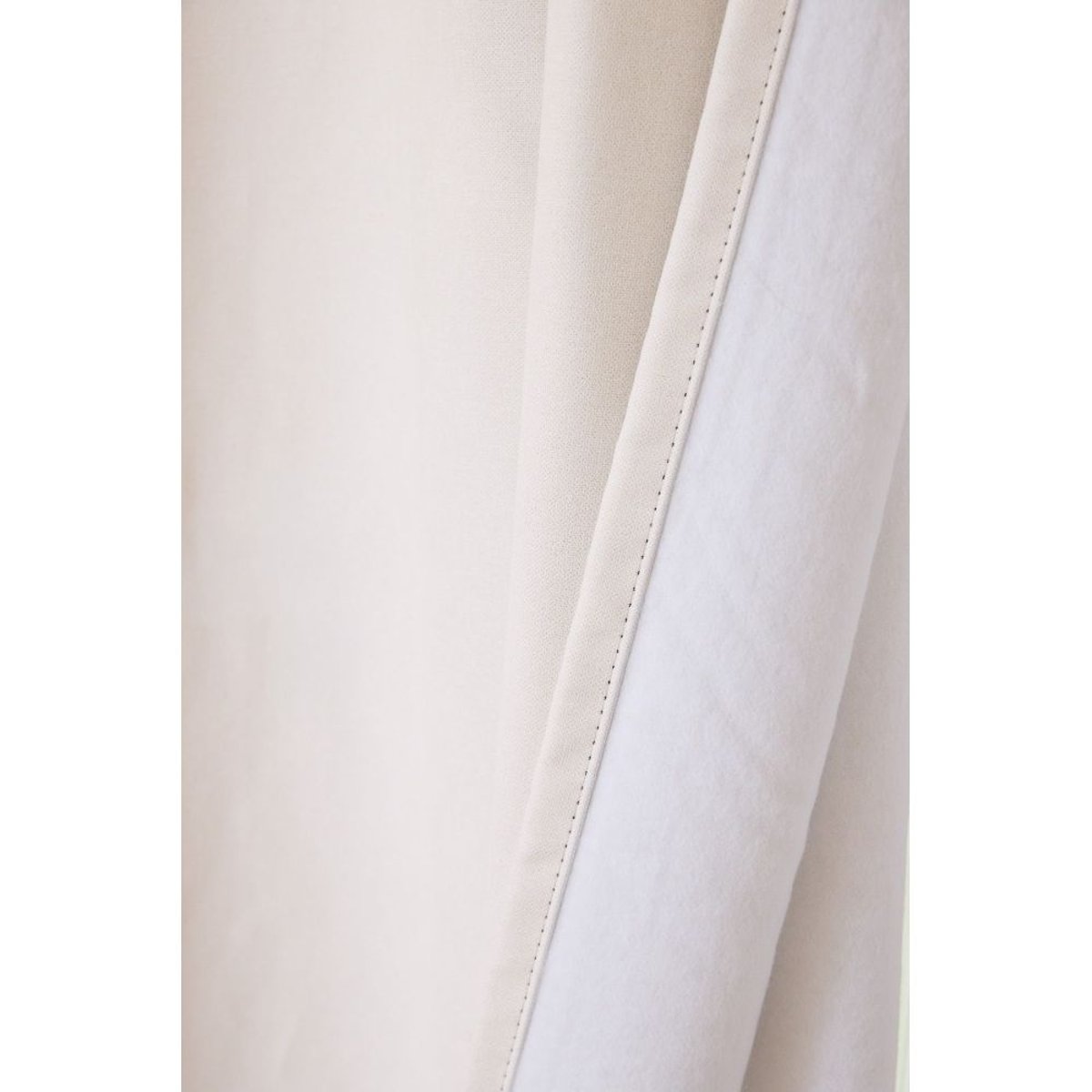 Rideau Phonique Oeillets ROMY beige mc634, MOONDREAM