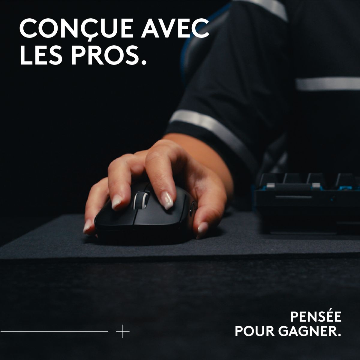 Souris Gamer Sans Fil Pro X Superlight 2 SE rouge couleur unique, LOGITECH