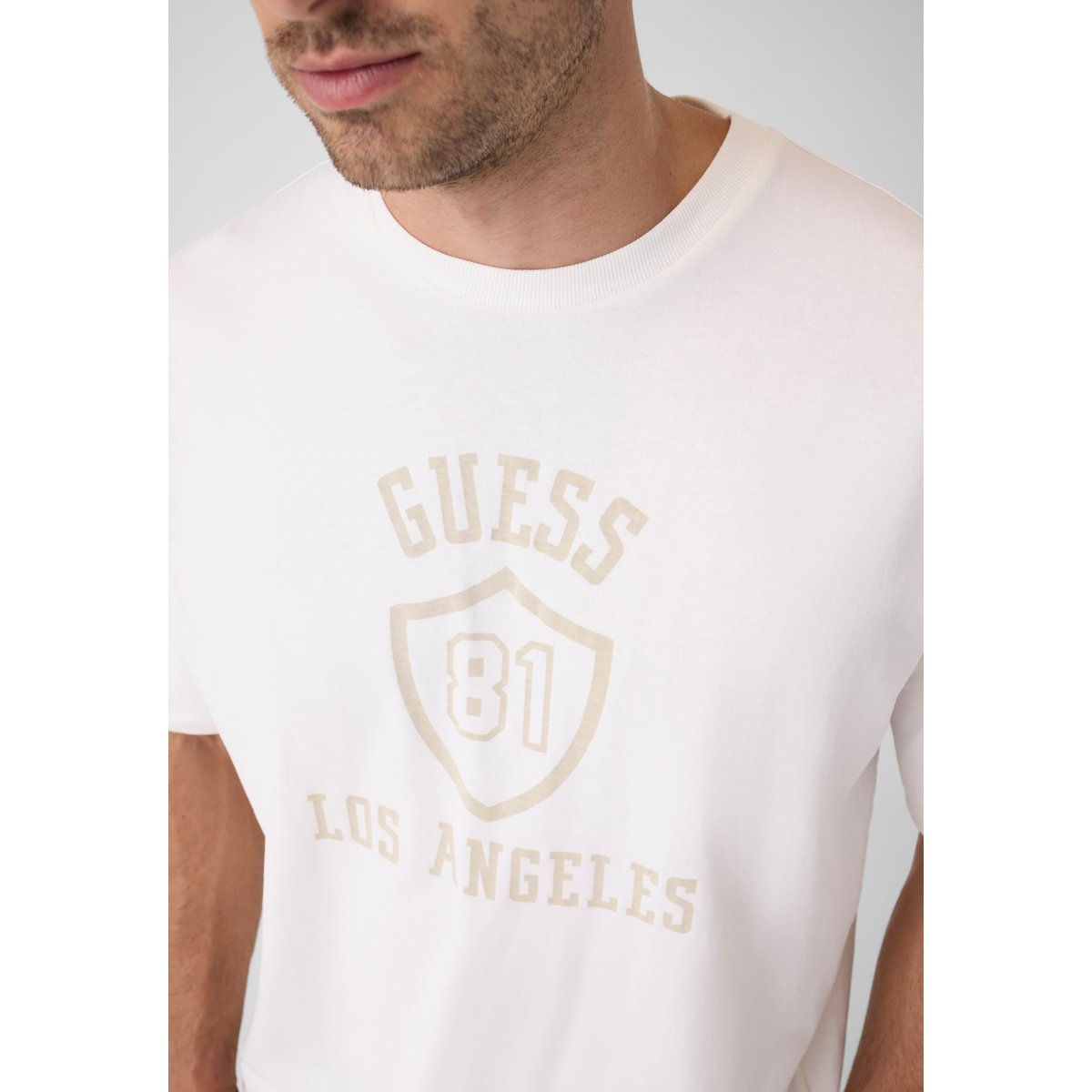 T-Shirt À Coupe Oversize blanc, GUESS