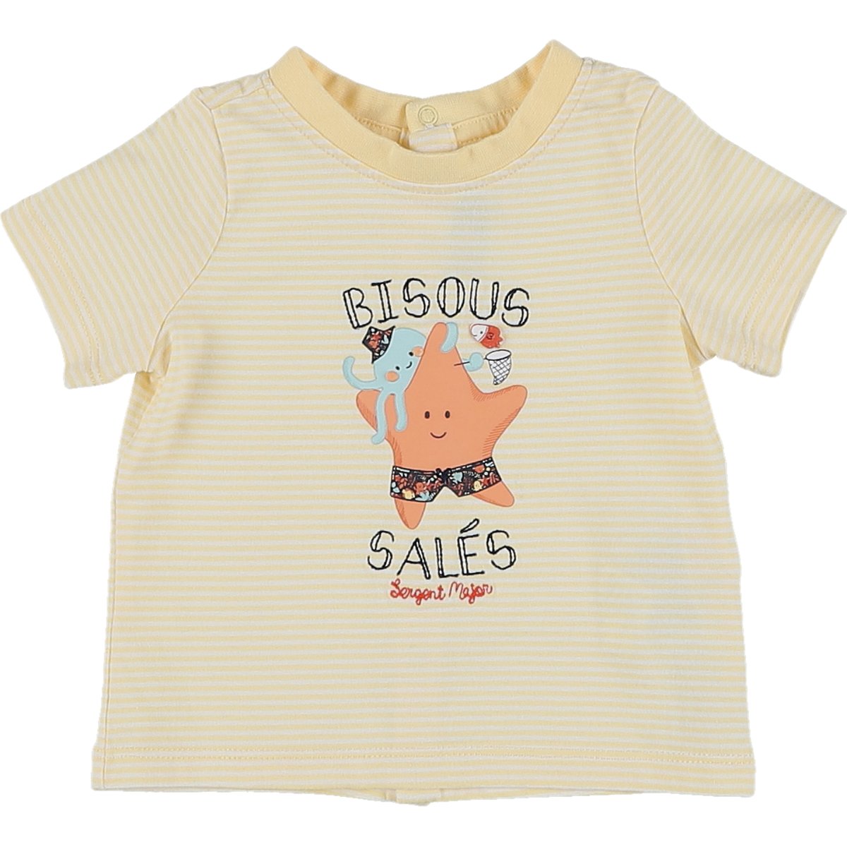 T-shirt - Très bon état blanc;jaune, SERGENT MAJOR
