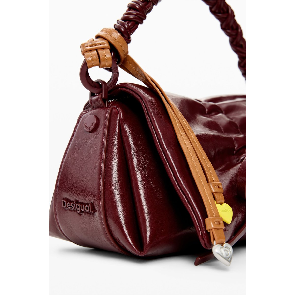 Petit sac brillant à nœud rouge, DESIGUAL