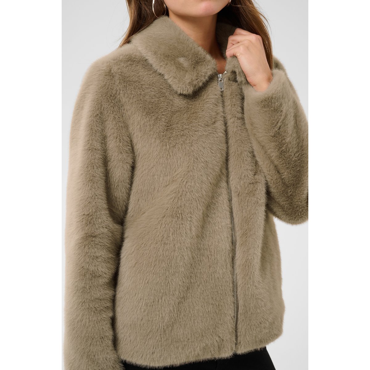 Manteau beige cobblestone, KAFFE