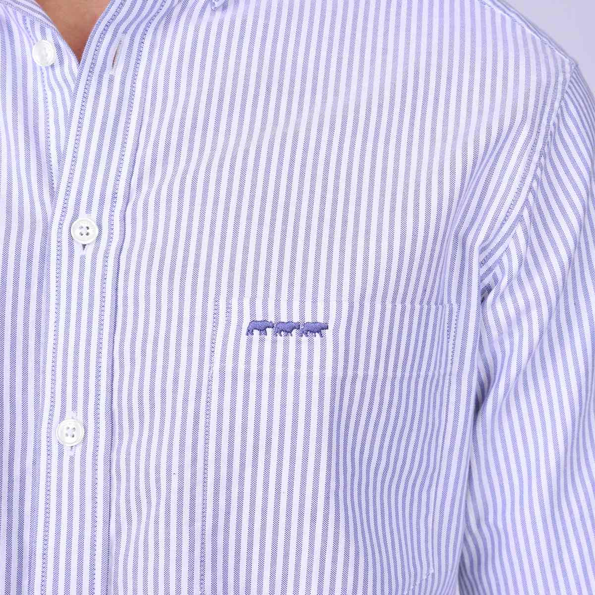 Chemise Eunice bleu mineral, MISE AU GREEN