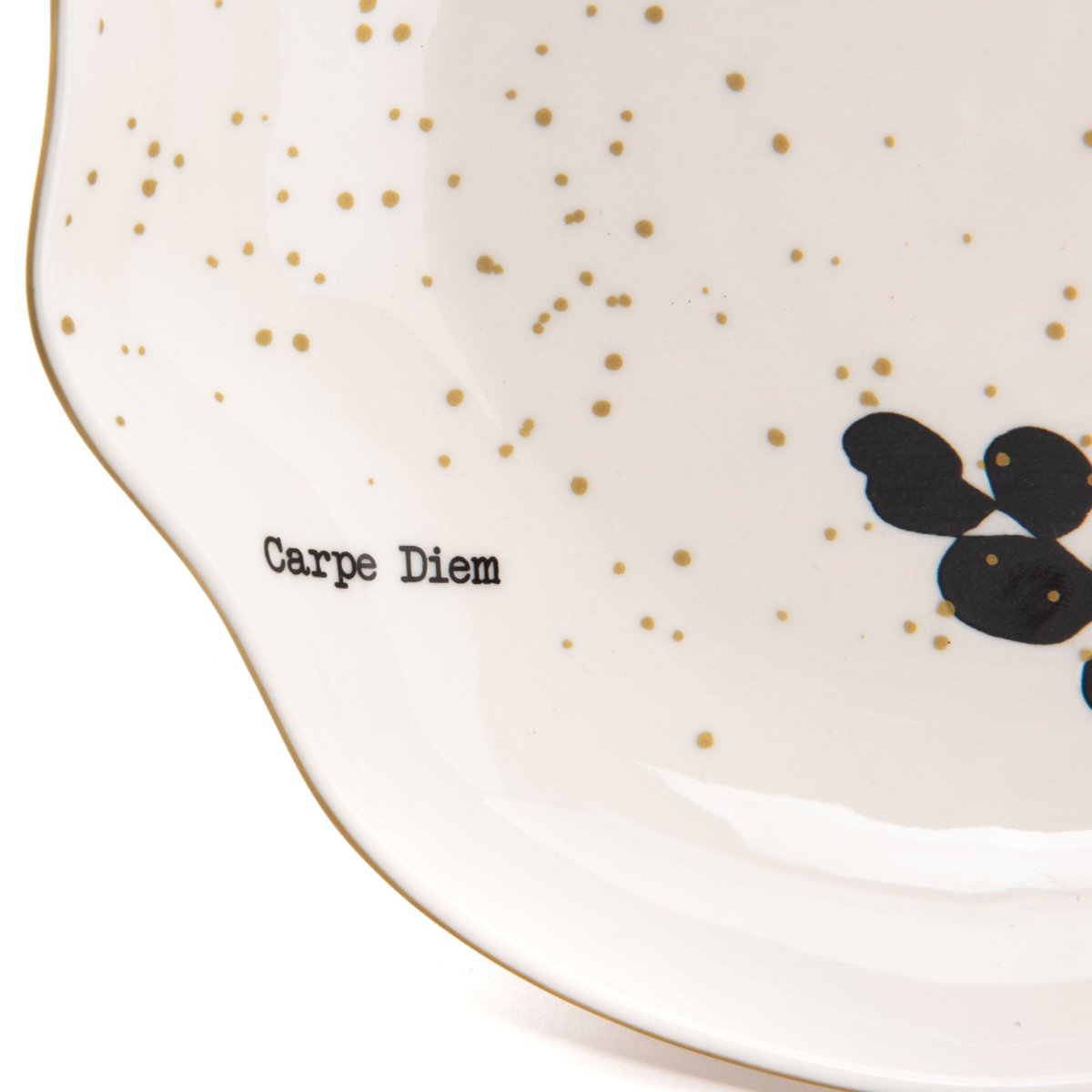 Assiette creuse carpe diem (lot de 6) blanc, AMADEUS