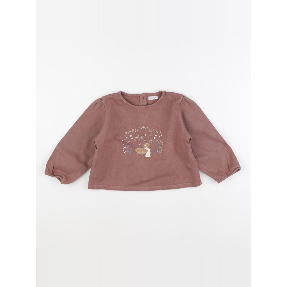 Sweat - Etat satisfaisant marron, VERTBAUDET