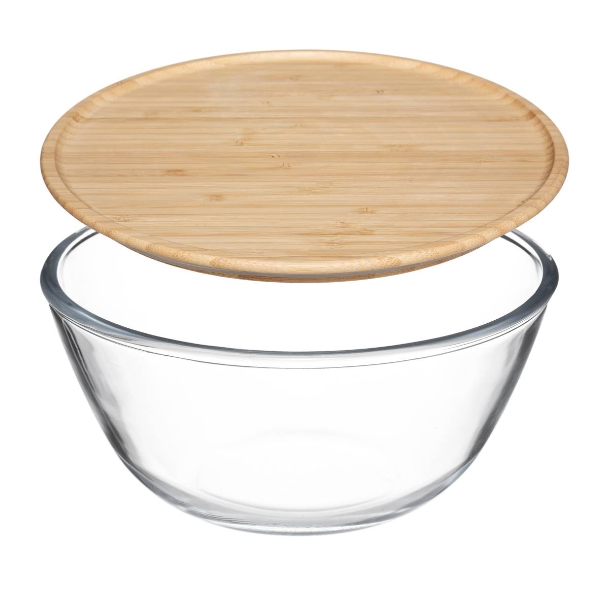 Saladier avec couvercle CUTEAT transparent, 5FIVE SIMPLY SMART