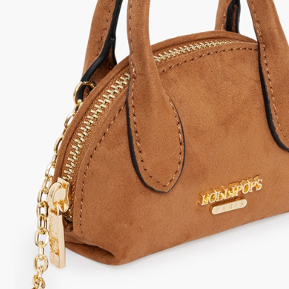 Porte-clés sac Sivena camel, LOLLIPOPS