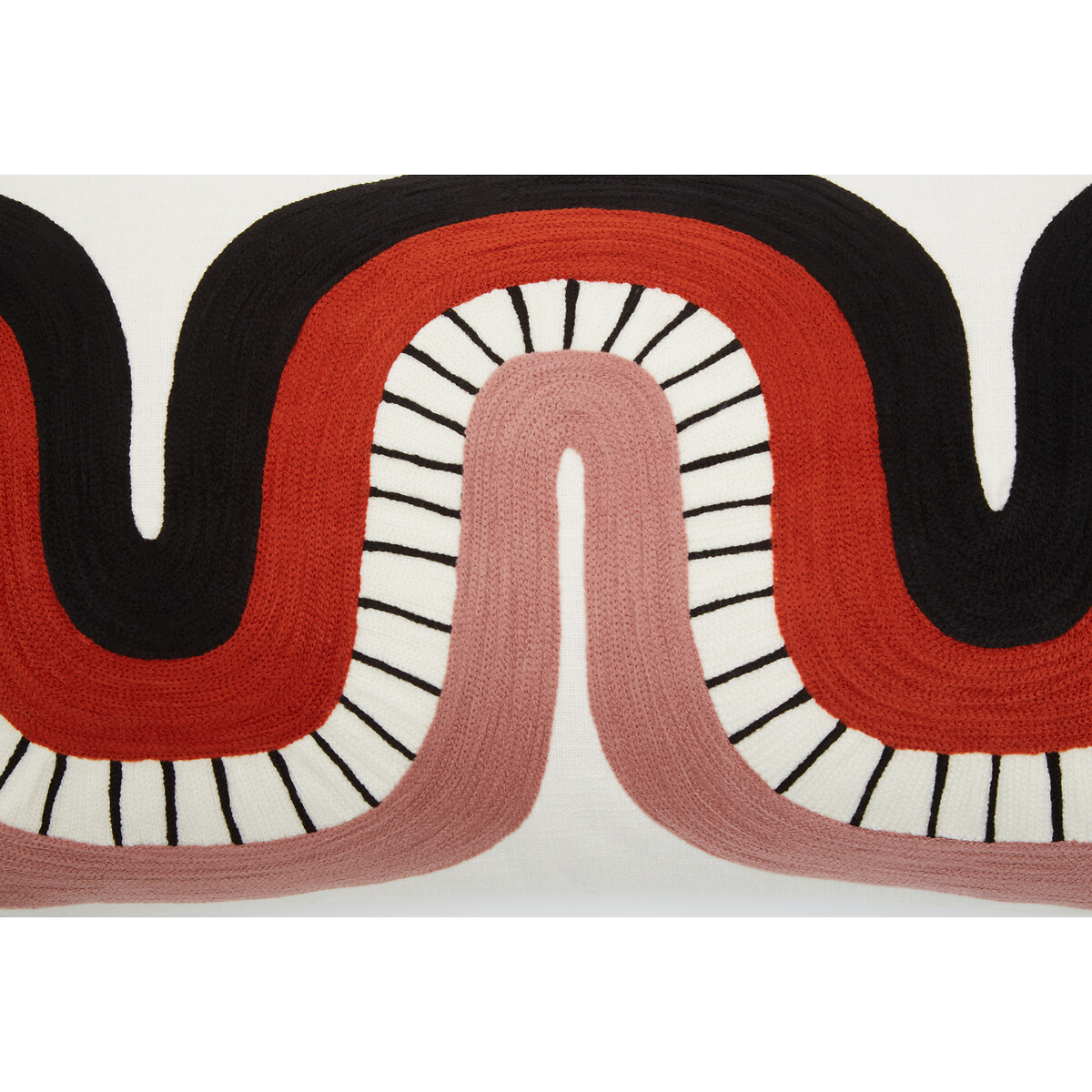 Abstract Design Multi Colour Filled Cushion 50x30cm multi-coloured, ÉDITÉ