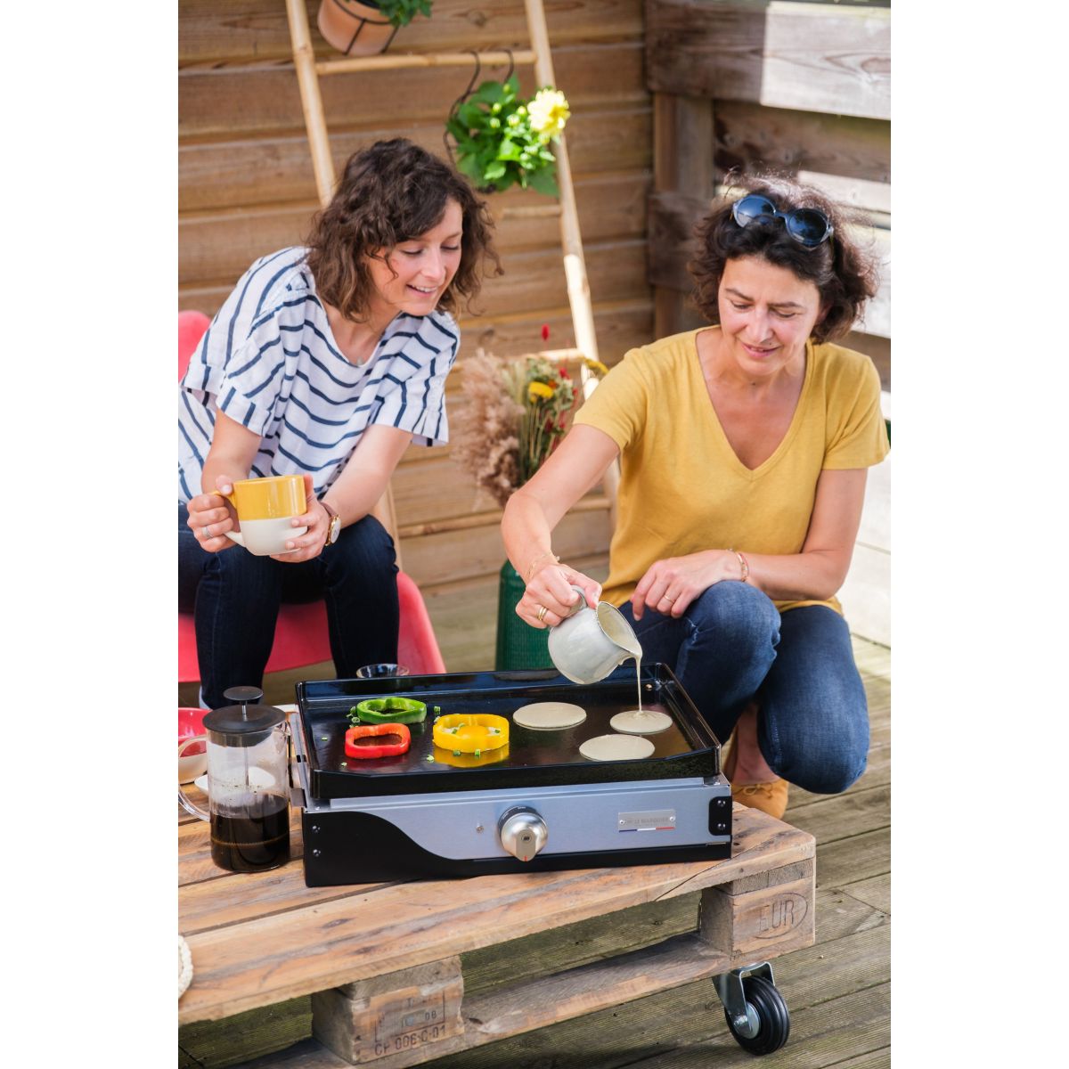 Plancha électrique La petite francaise 150DUO PLFE150DPV2 couleur unique, LE MARQUIER