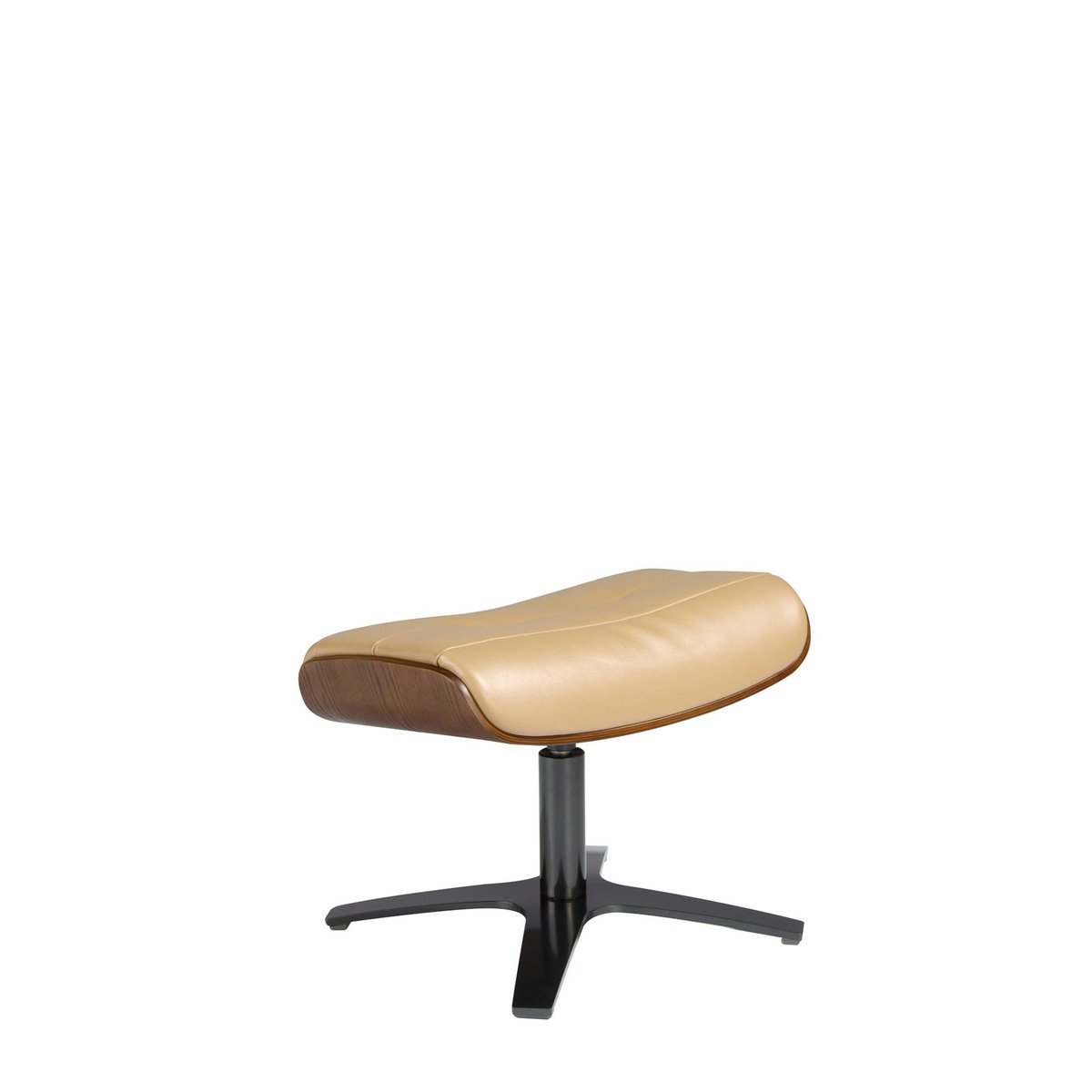 Repose pieds en cuir sable | gris anthracite, ANGEL CERDA