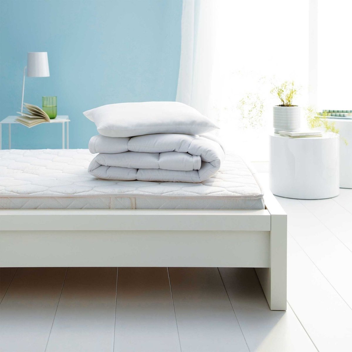 Protège matelas transalèse bébé blanc, DOMIVA