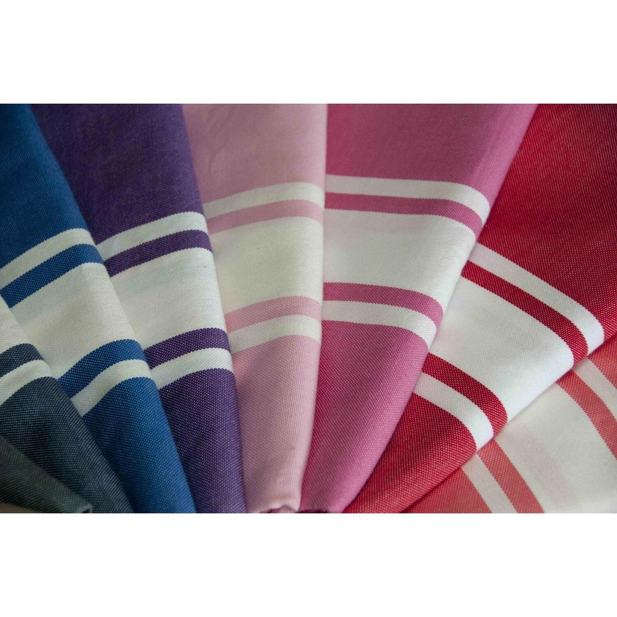 Fouta coton ST TROPEZ rouge, FEBRONIE