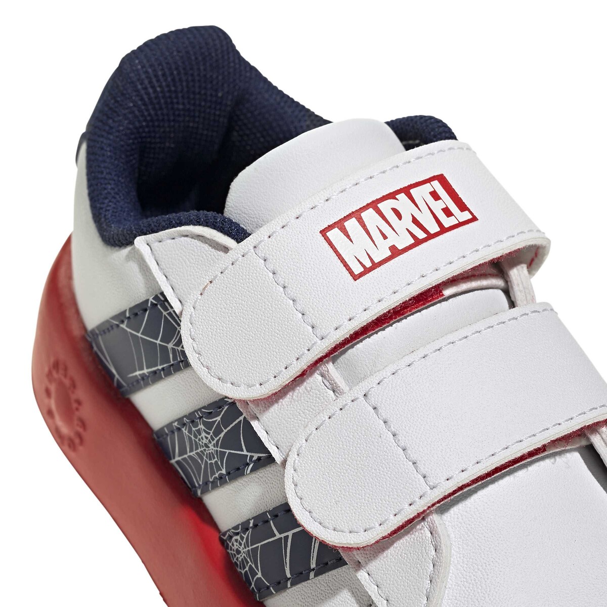Baskets GRAND COURT SPIDER-MAN blanc/bleu/rouge, ADIDAS SPORTSWEAR