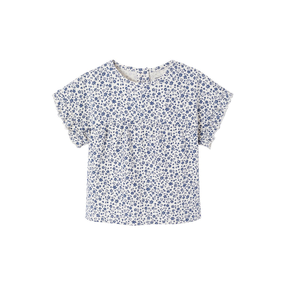 T-shirt bébé fantaisie marine, VERTBAUDET