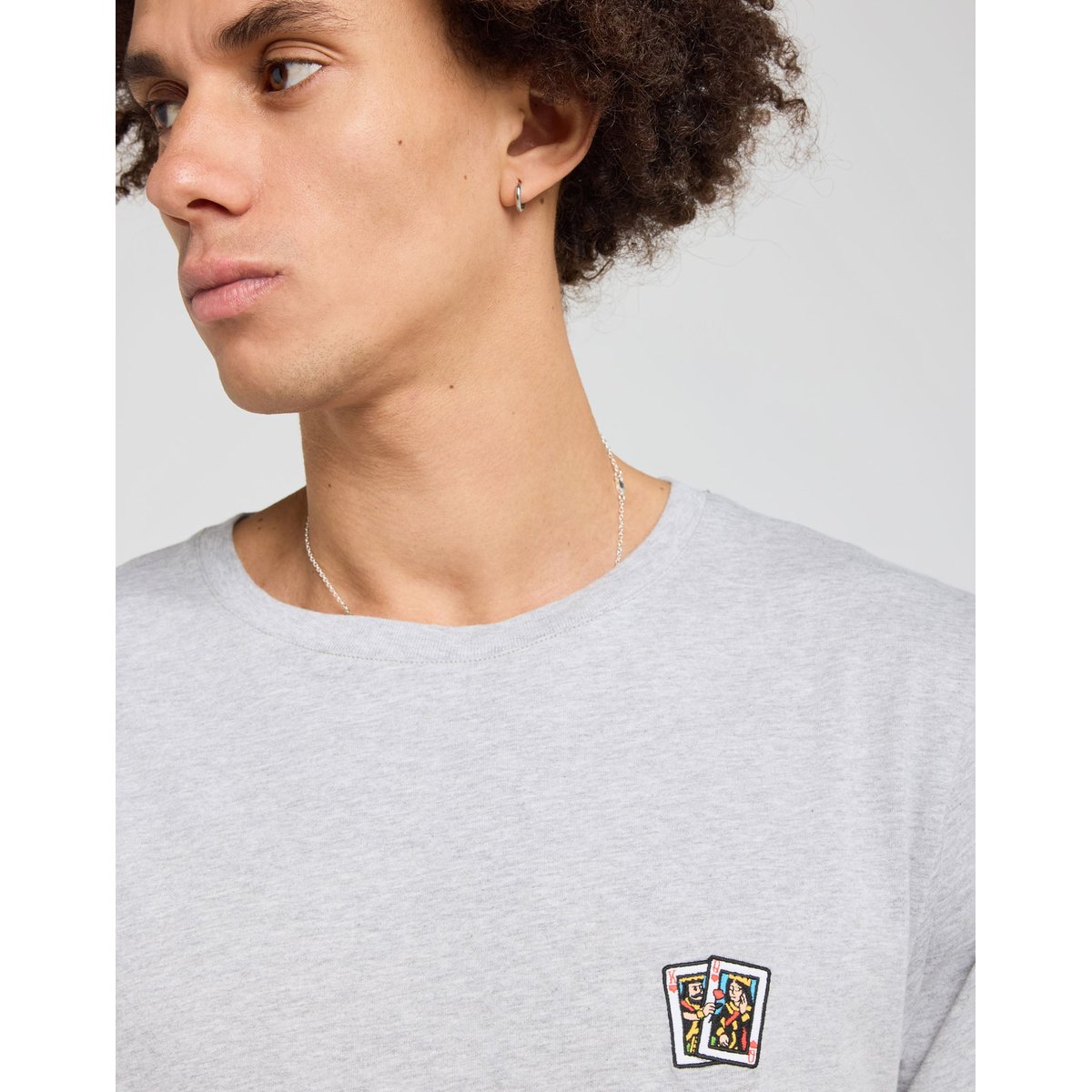 TSHIRT PATCHGIFT gris foncé, PULLIN