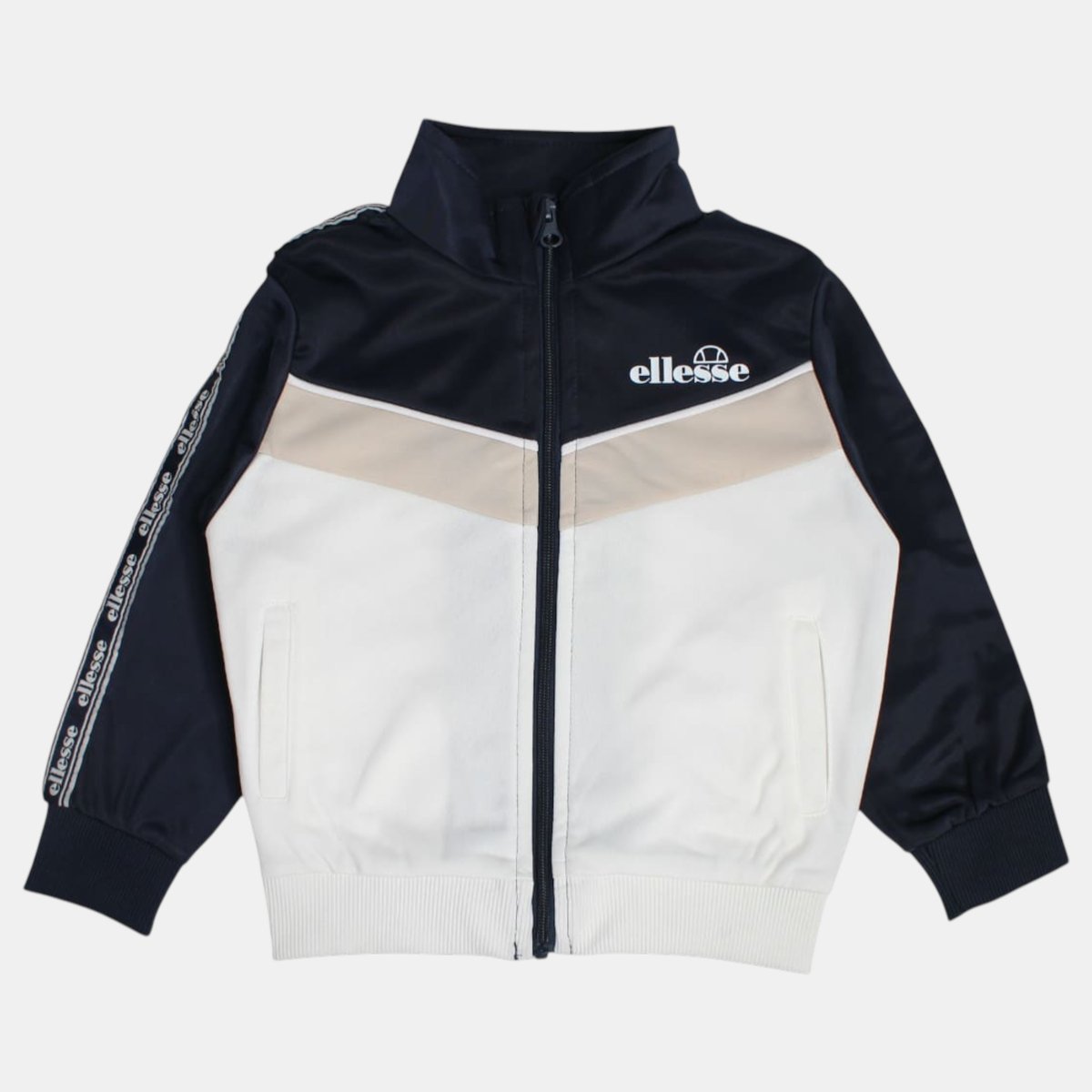 Ensemble veste zippée col montant et pantalon de jogging TRACK noir, ELLESSE
