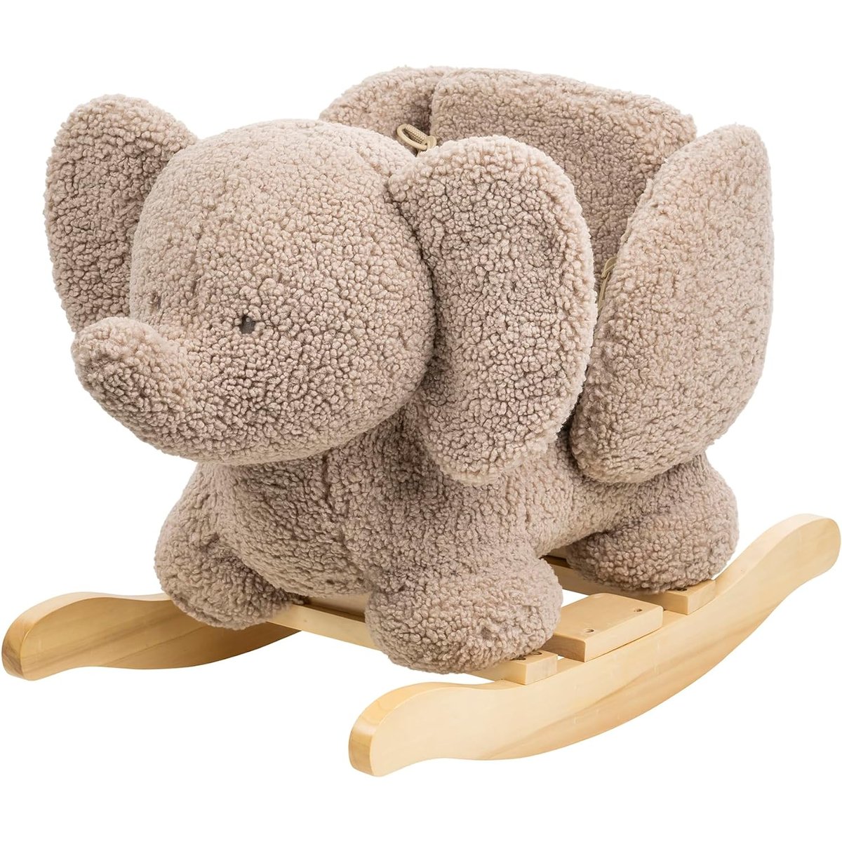 Bascule Teddy Lapidou Eléphant marron, NATTOU