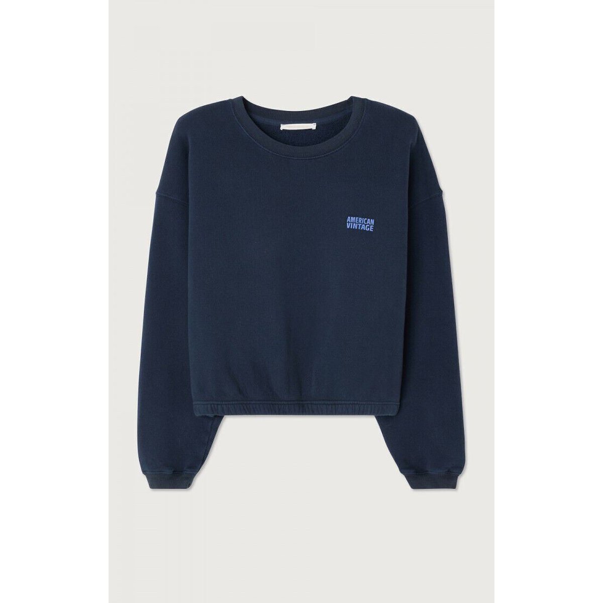 Sweat col rond IZUBIRD marine, AMERICAN VINTAGE