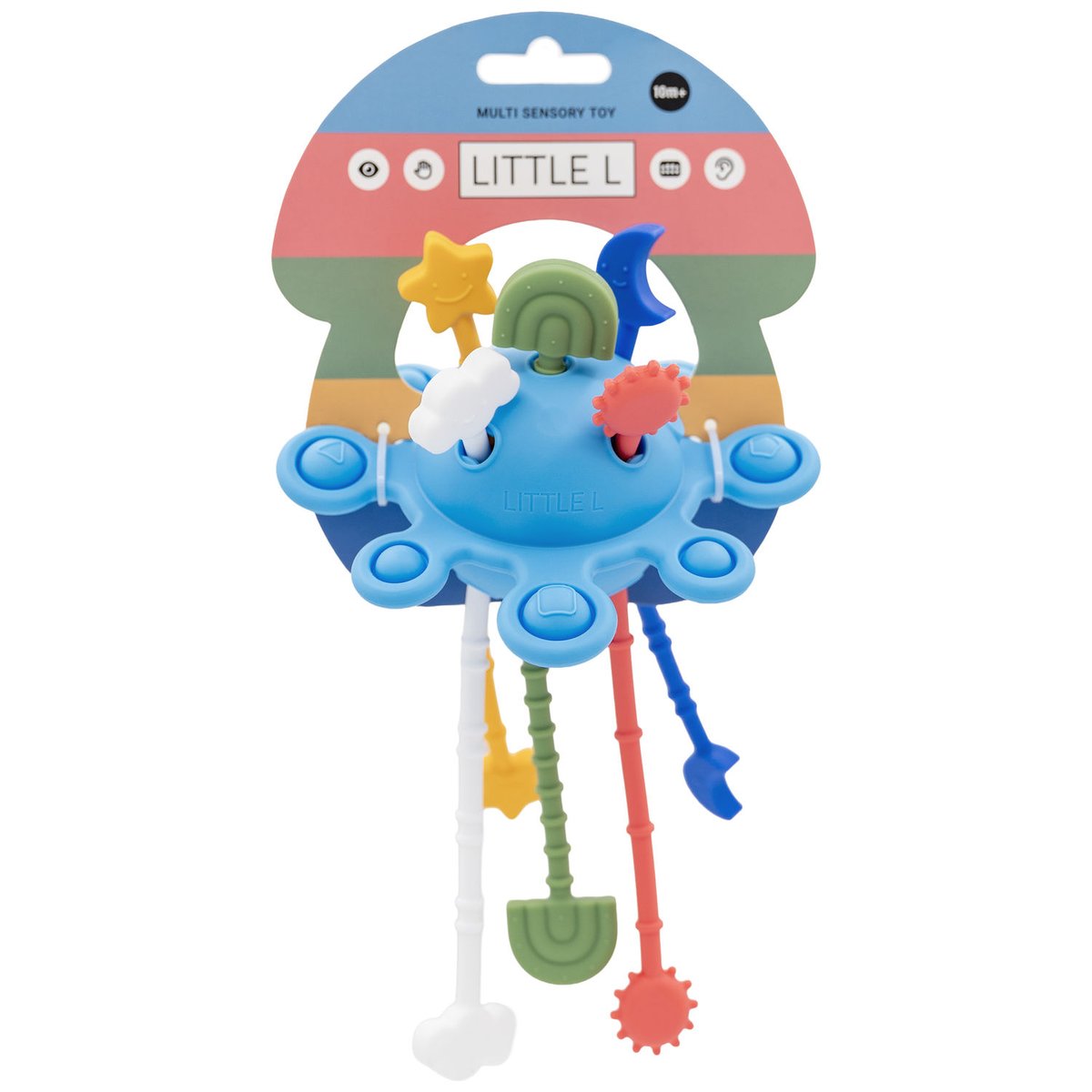 Jouet d'éveil et de dentition en silicone multicolore, LITTLE L