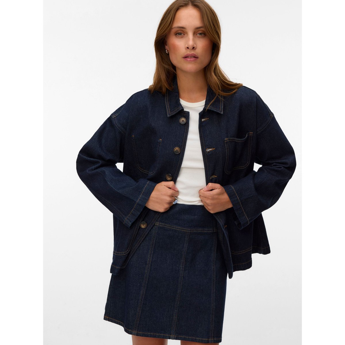 Veste En Jean dark blue denim, VERO MODA