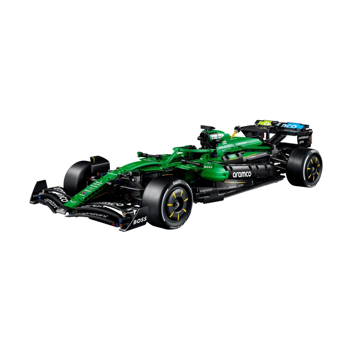 Voiture Aston Martin Aramco AMR25 F1 multicolore, LEGO