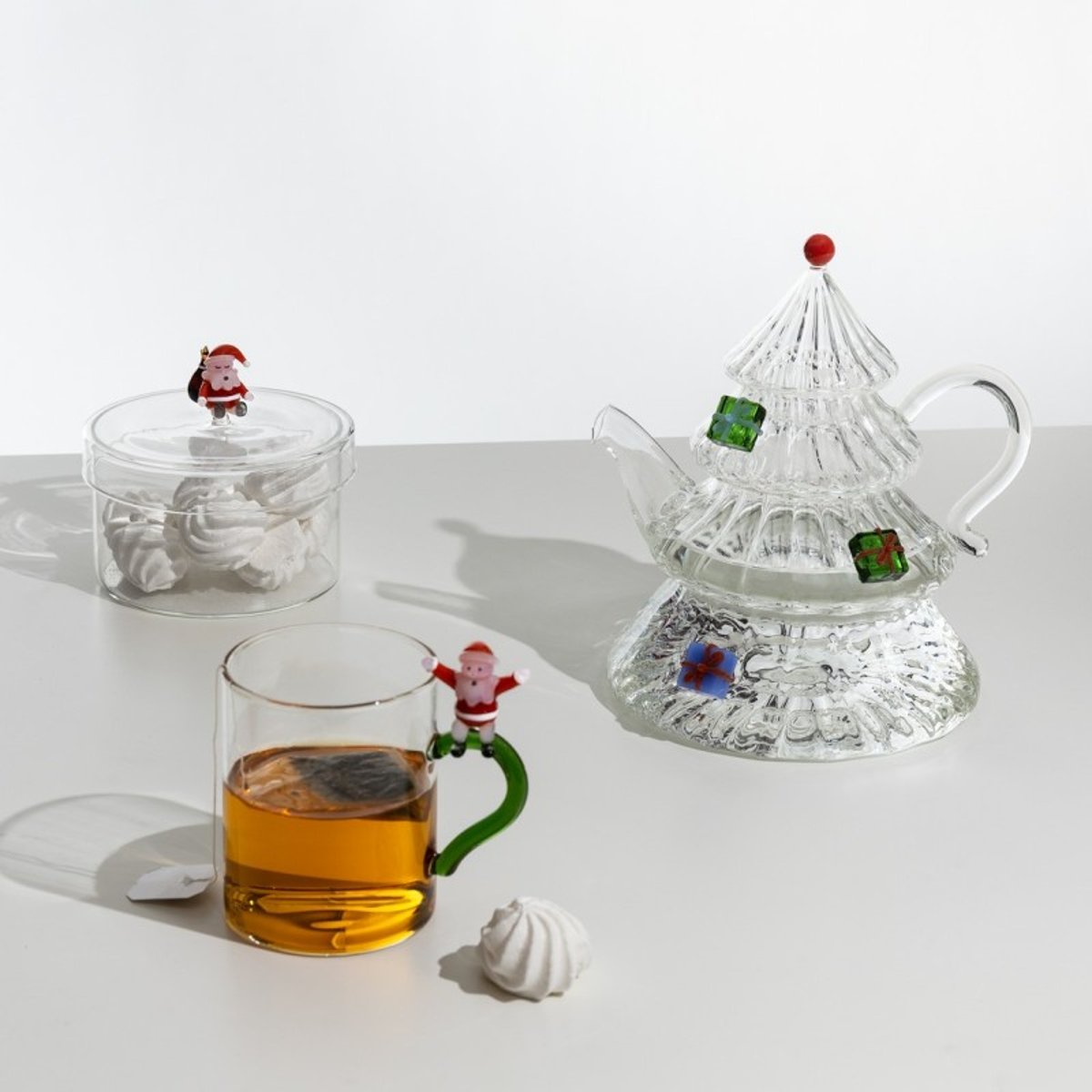 Théière en verre décoration de noël CHRISTMAS TALES multicolore, ICHENDORF