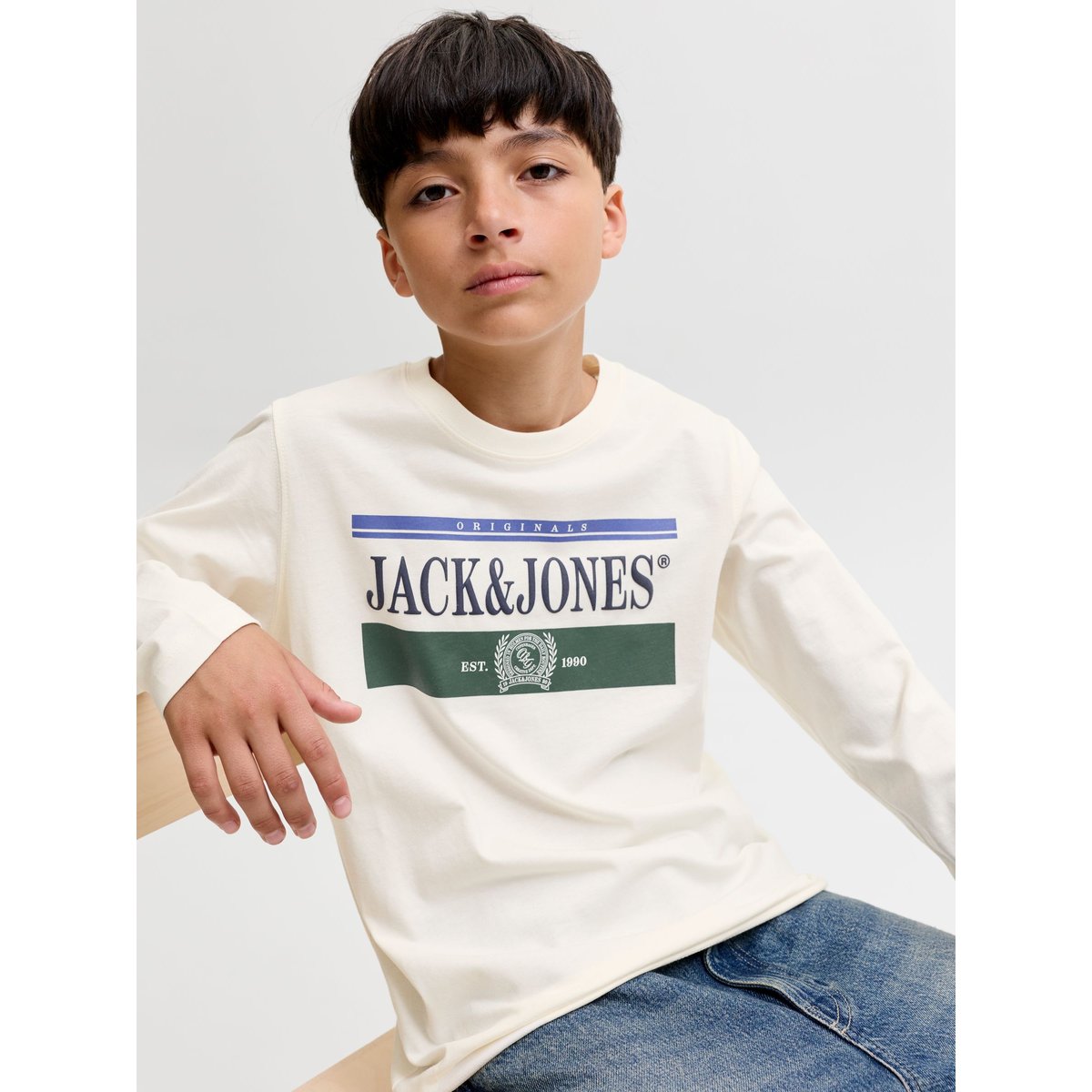 T-Shirt snow white, JACK & JONES JUNIOR