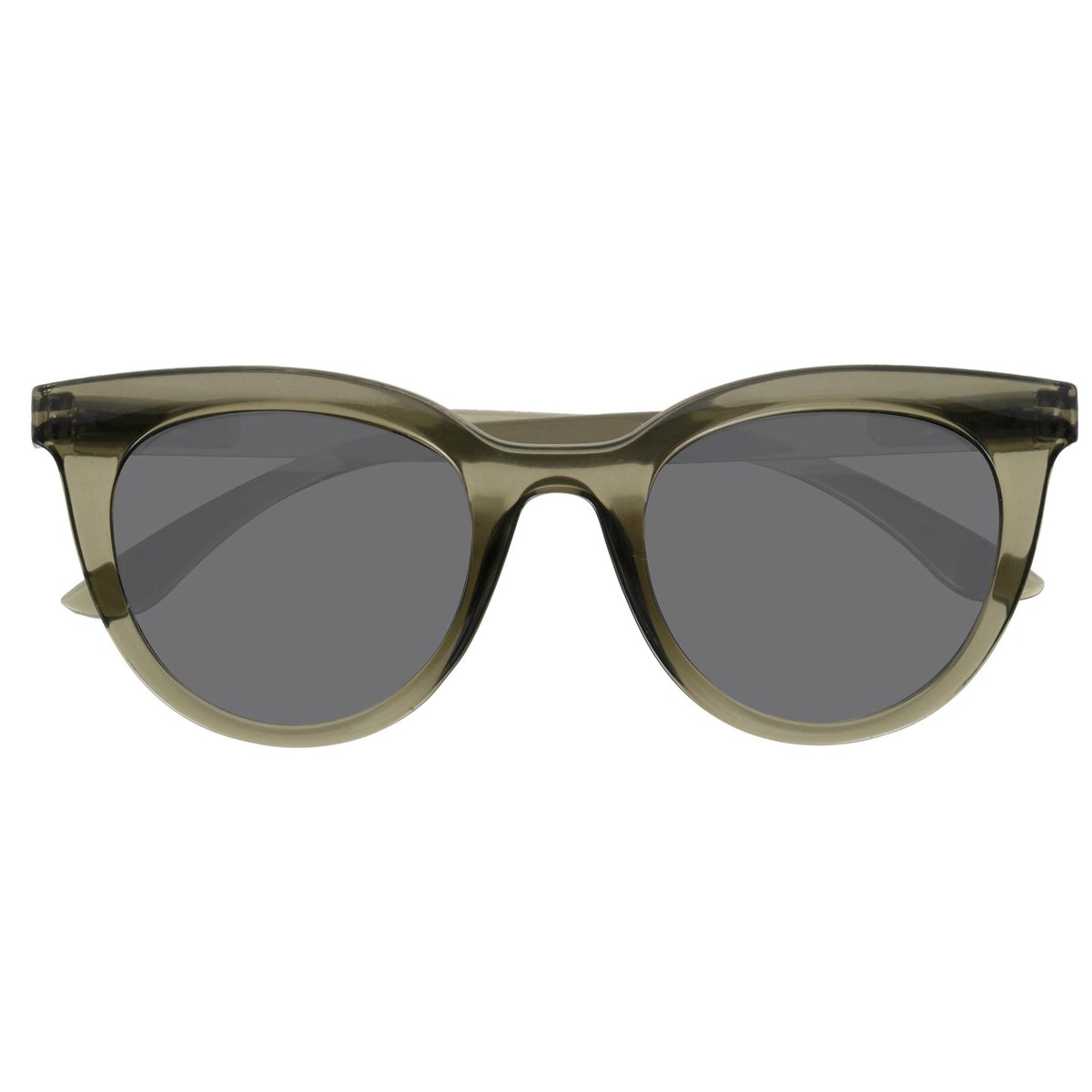 Lunettes de soleil verres polarisants, verres polycarbonates, branches flexibles vert kaki, ISOTONER